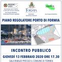  Nuovo sistema di portualità, Piano Regolatore Portuale della Città di Formia - Incontro pubblico