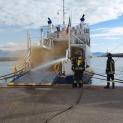 ESERCITAZIONE ANTINCENDIO AL PORTO DI TERRACINA