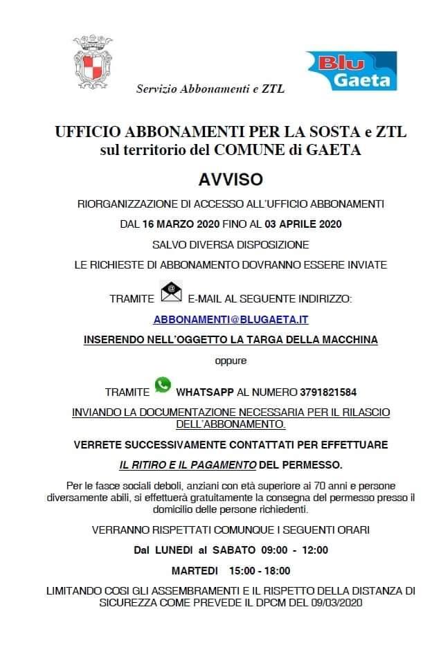 Abbonamenti per la sosta e ZTL