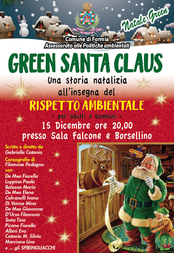 Green Santa Claus