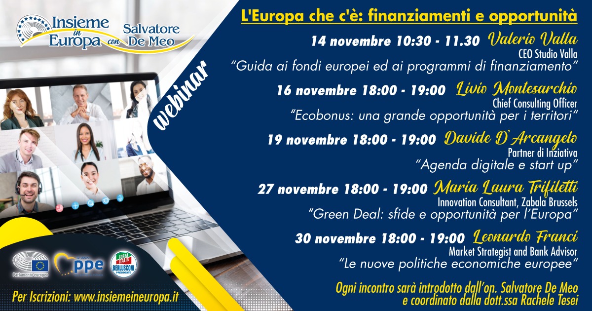 Locandina webinar orizzontale