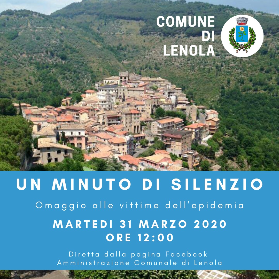 Minuto Silenzio Covid19 Lenola