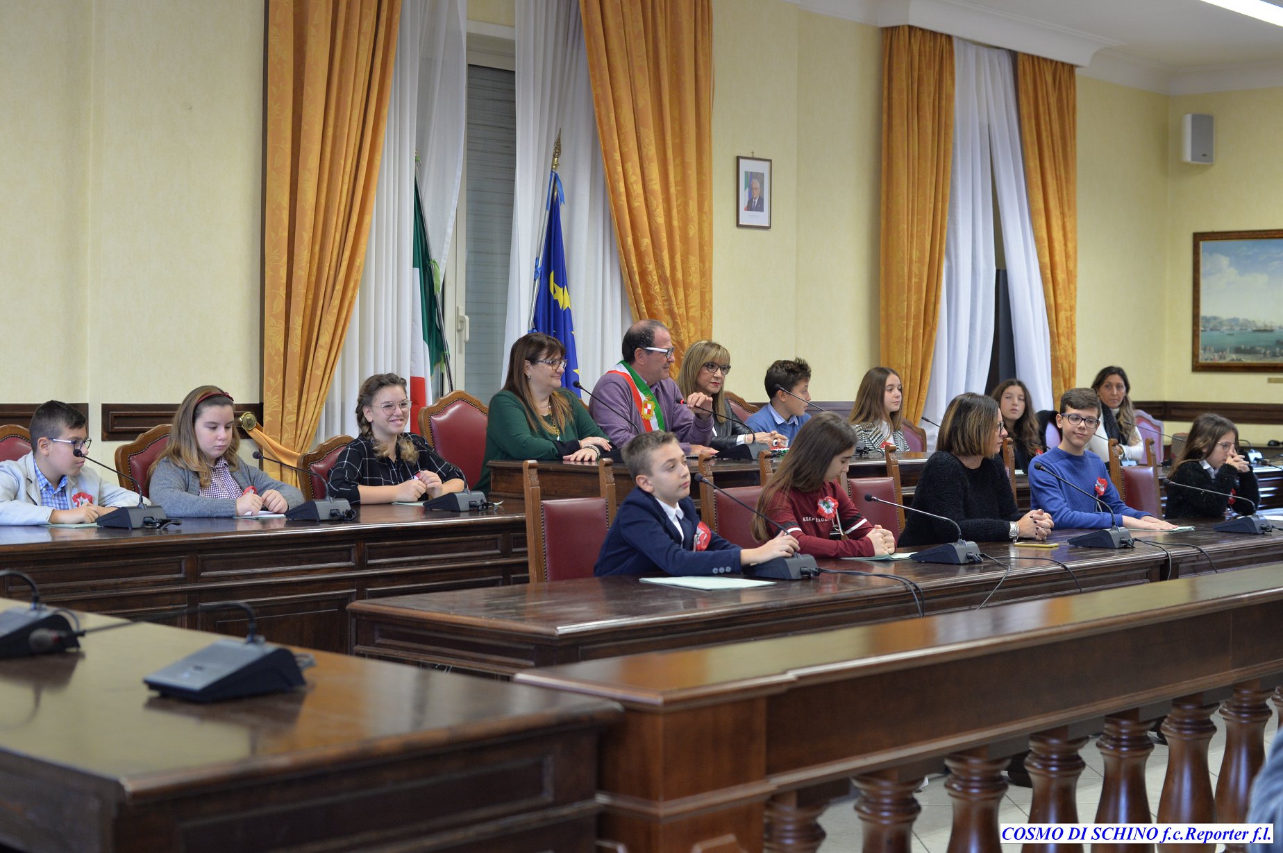 NUOVO CONSIGLIO COMUNALE DEI RAGAZZI DELL I.C. PRINCIPE AMEDEO PRESSO LAULA CONSILIARE DEL COMUNE DI GAETA