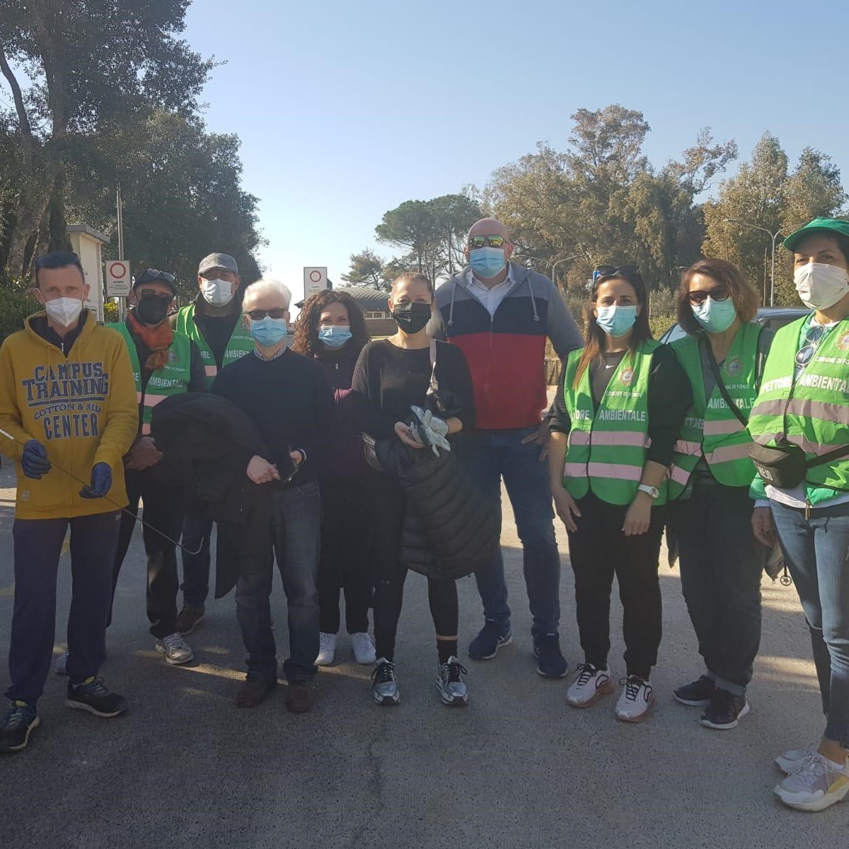 la prima giornata ecologica in località selva