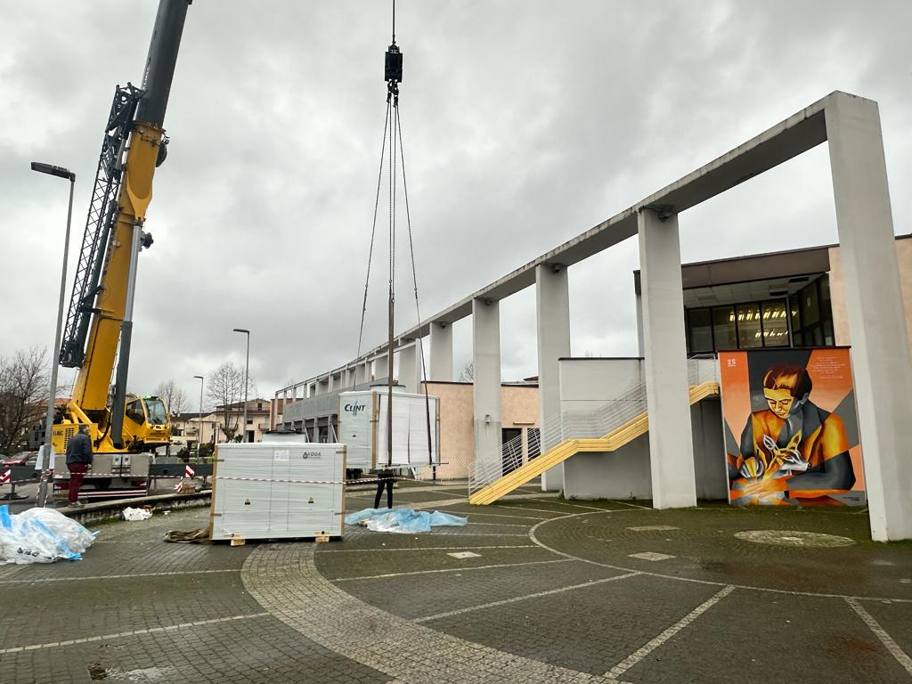 lavori al centro multimediale 1